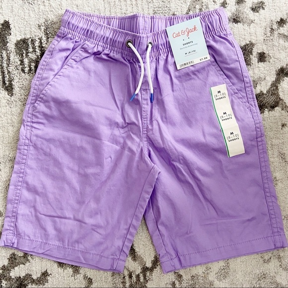 Cat & Jack™ Purple Pull-On Shorts - Picture 2 of 4